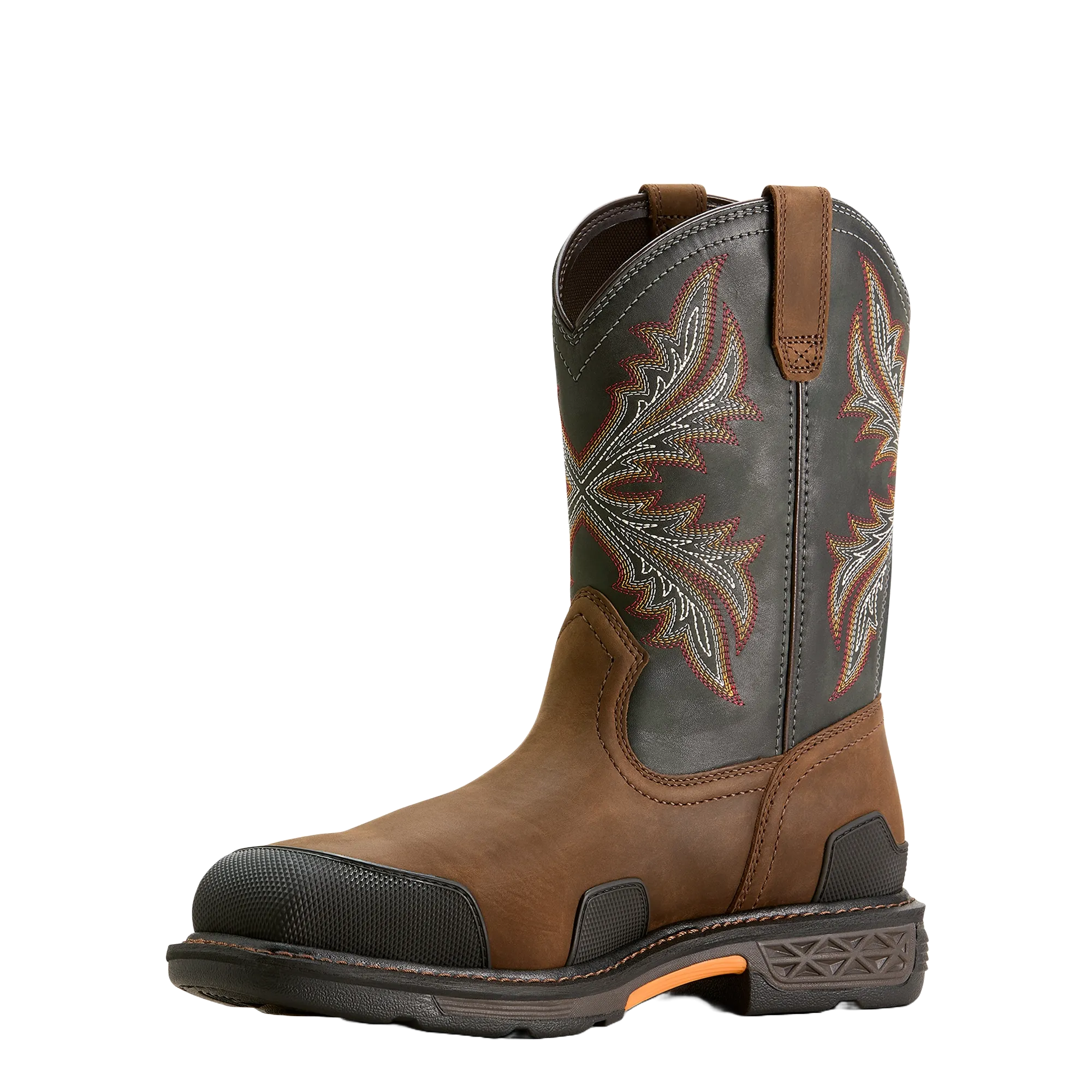 Ariat Men's OverDrive Composite Square Toe Pull-On Work Boots 10053644 Frye Campus Boots