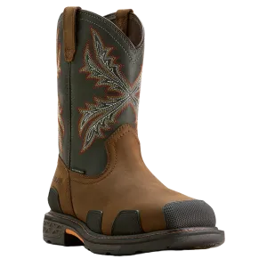 Ariat Men's OverDrive Composite Square Toe Pull-On Work Boots 10053644 Fancy Boots