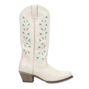 Desert Holly Embroidered Western Round Toe Cowboy Boots Go Go Boots 60s
