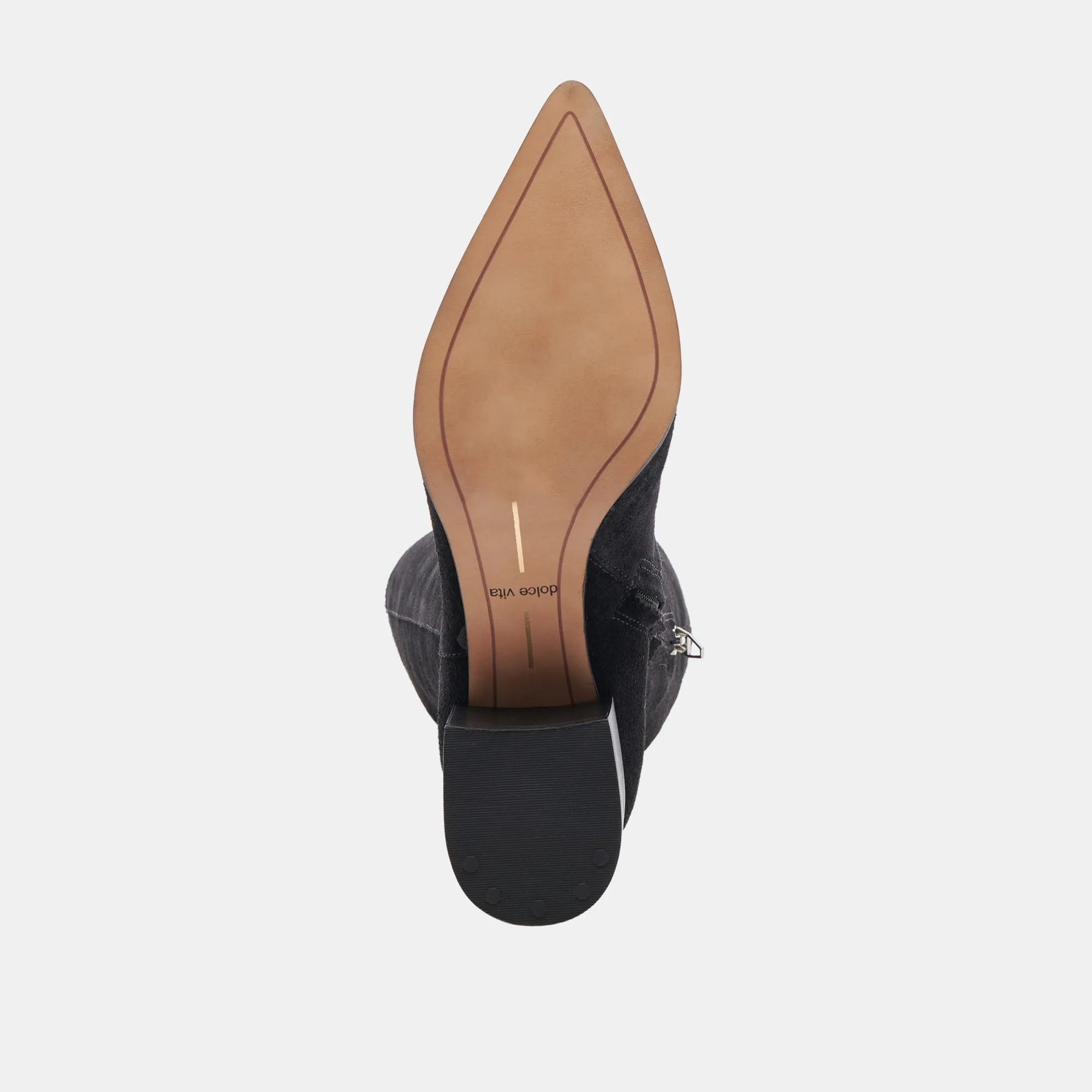 KIRSON BOOTS ONYX SUEDE Buckle Boots Knee High