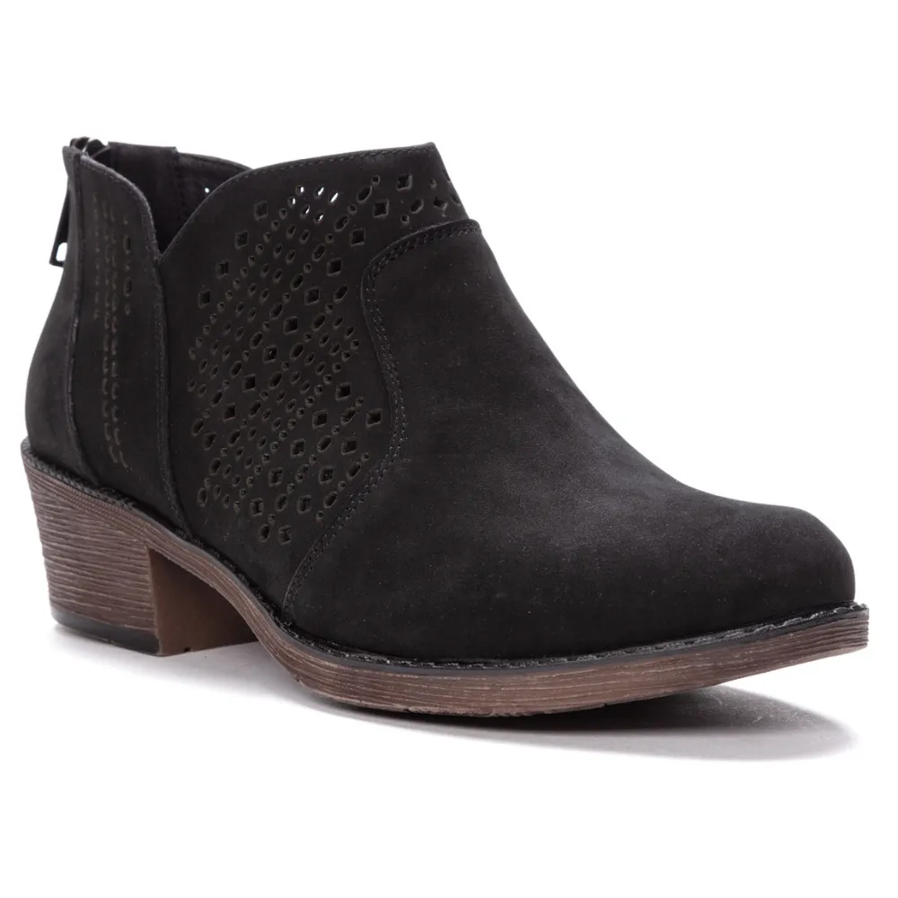 Propet Remy Black Nubuck Bootie (Women's) Boots Manoa