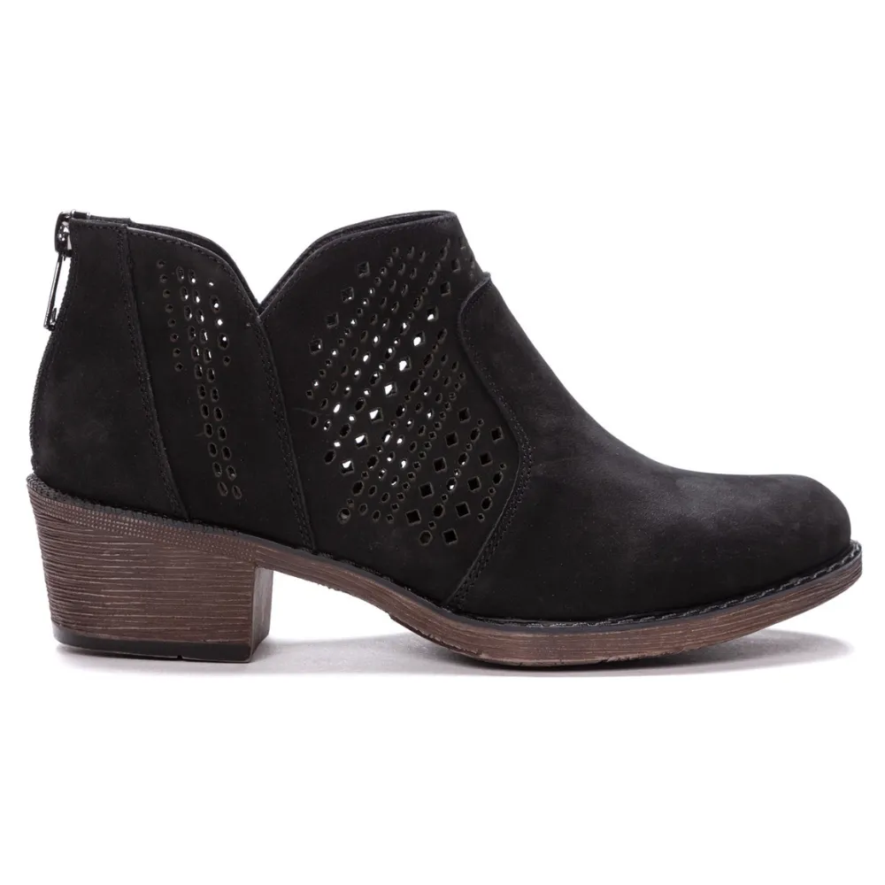 Propet Remy Black Nubuck Bootie (Women's) Men's Waterproof Boots