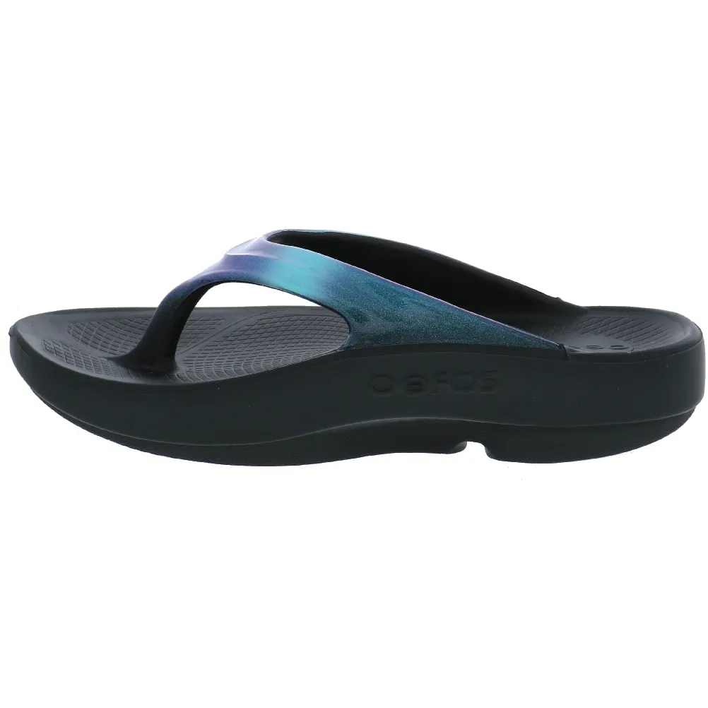 Gold Flat Shoes Near Me OOFOS 1400 OOLALA