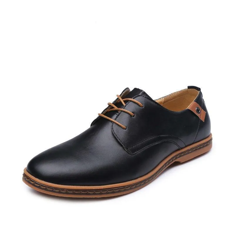 Flat Shoes Trend 2025 West Louis Business Man's England Flat Shoes
