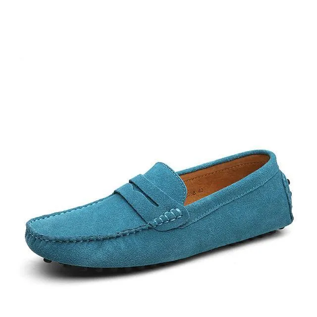 West Louis Loafers Moccasins Slip On Men Flats