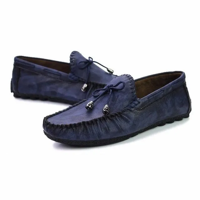 West Louis Premium Flat Leather Loafer Mocassin Best Shoe Pads