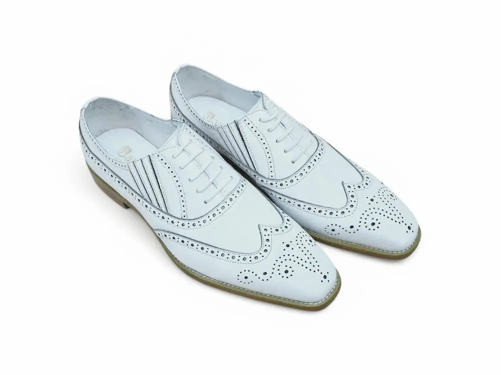 Woven Leather Slip On Wingtip Slip-on Oxford