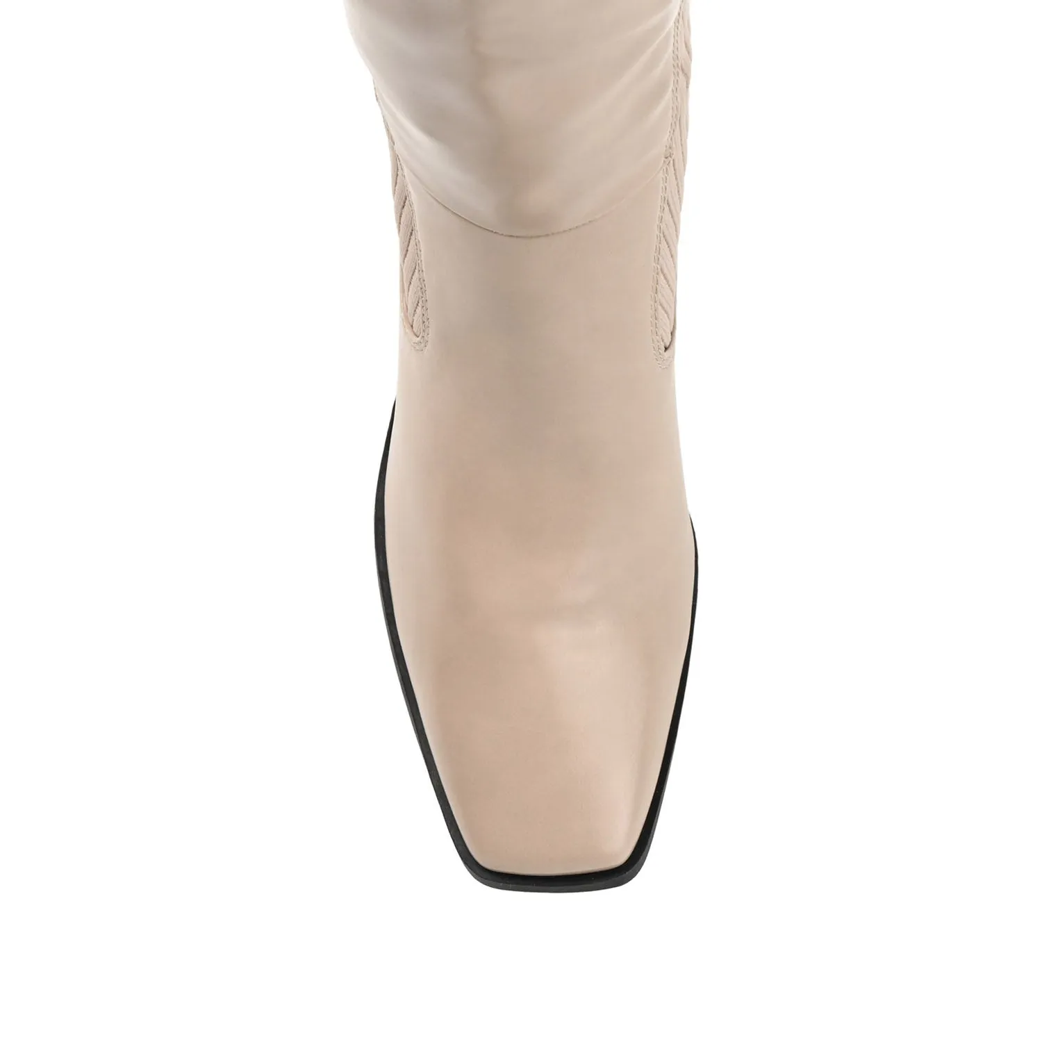 WINNY KNEE HIGH BOOTS IN VEGAN LEATHER Dog Cowboy Boots