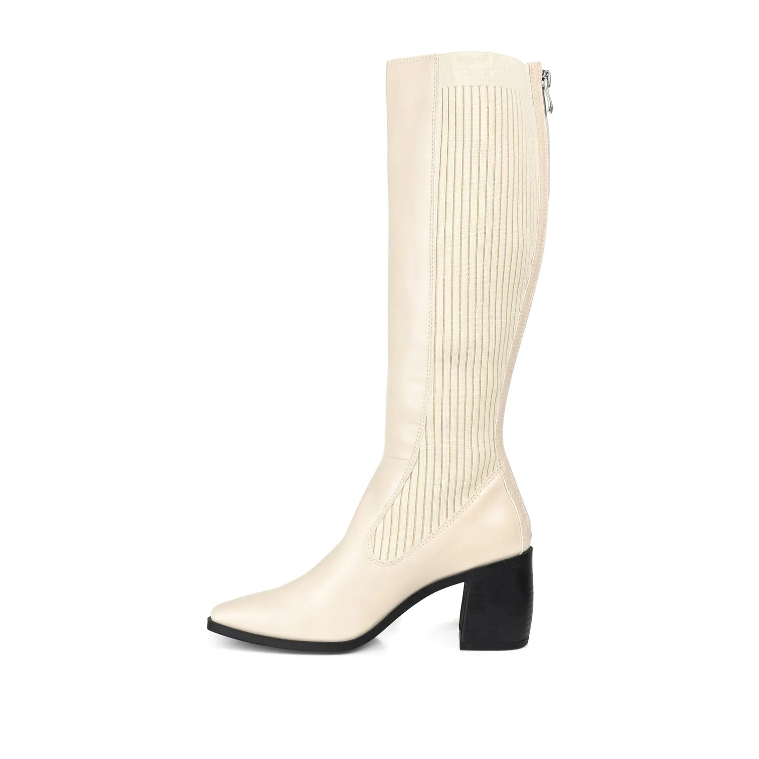 Neon Boots Dancehall And Saloon WINNY KNEE HIGH BOOTS IN VEGAN LEATHER