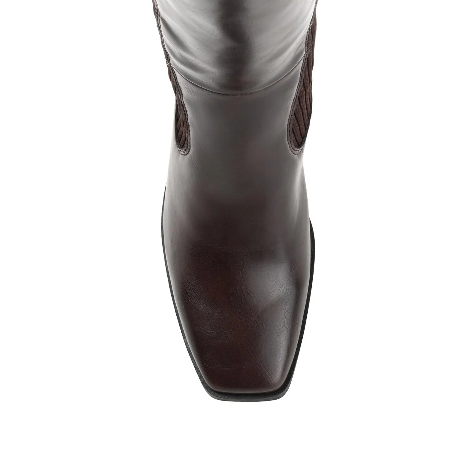 Boots Of Speed 5e WINNY KNEE HIGH BOOTS IN VEGAN LEATHER