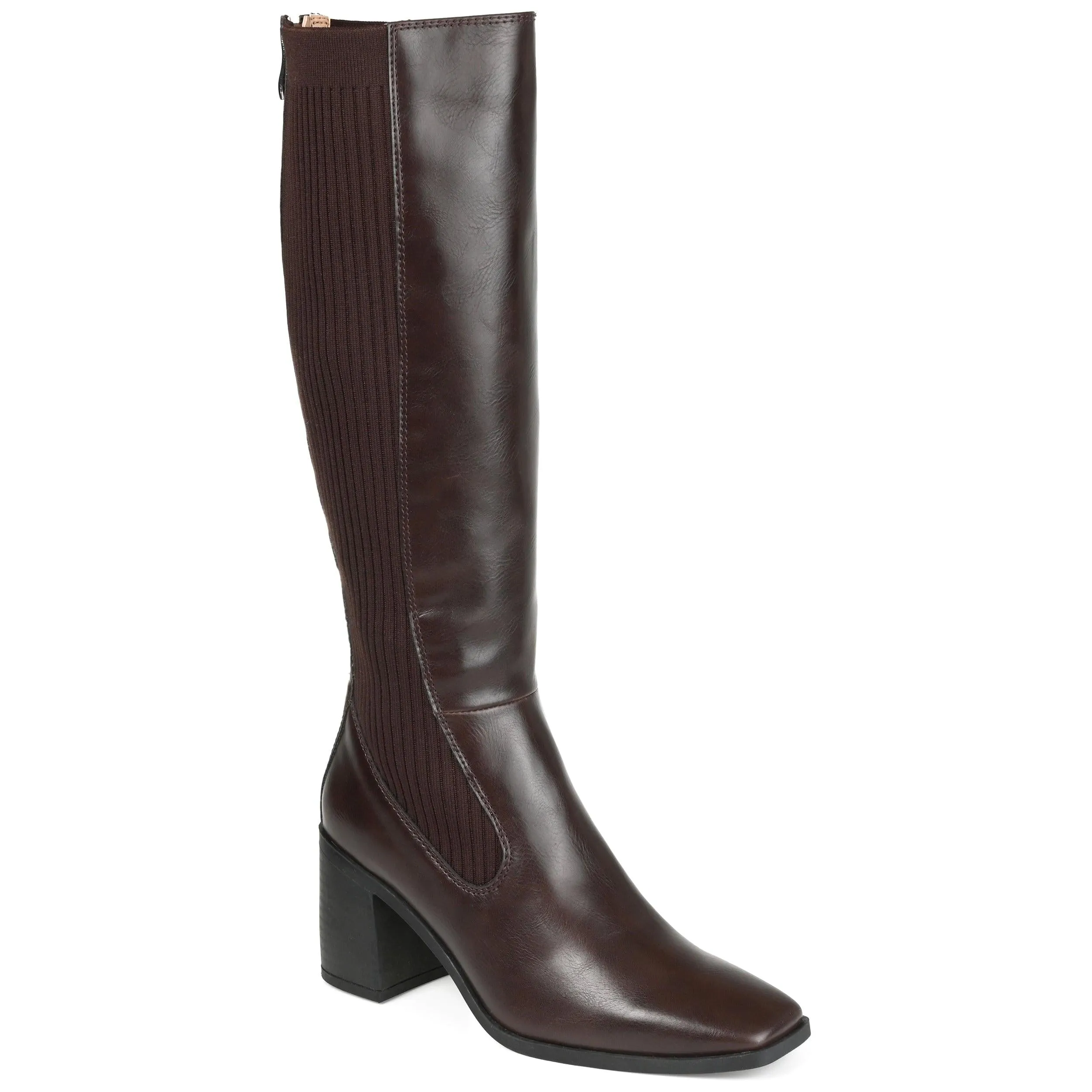 WINNY KNEE HIGH BOOTS IN WIDE CALF Wide Calf Moto Boots