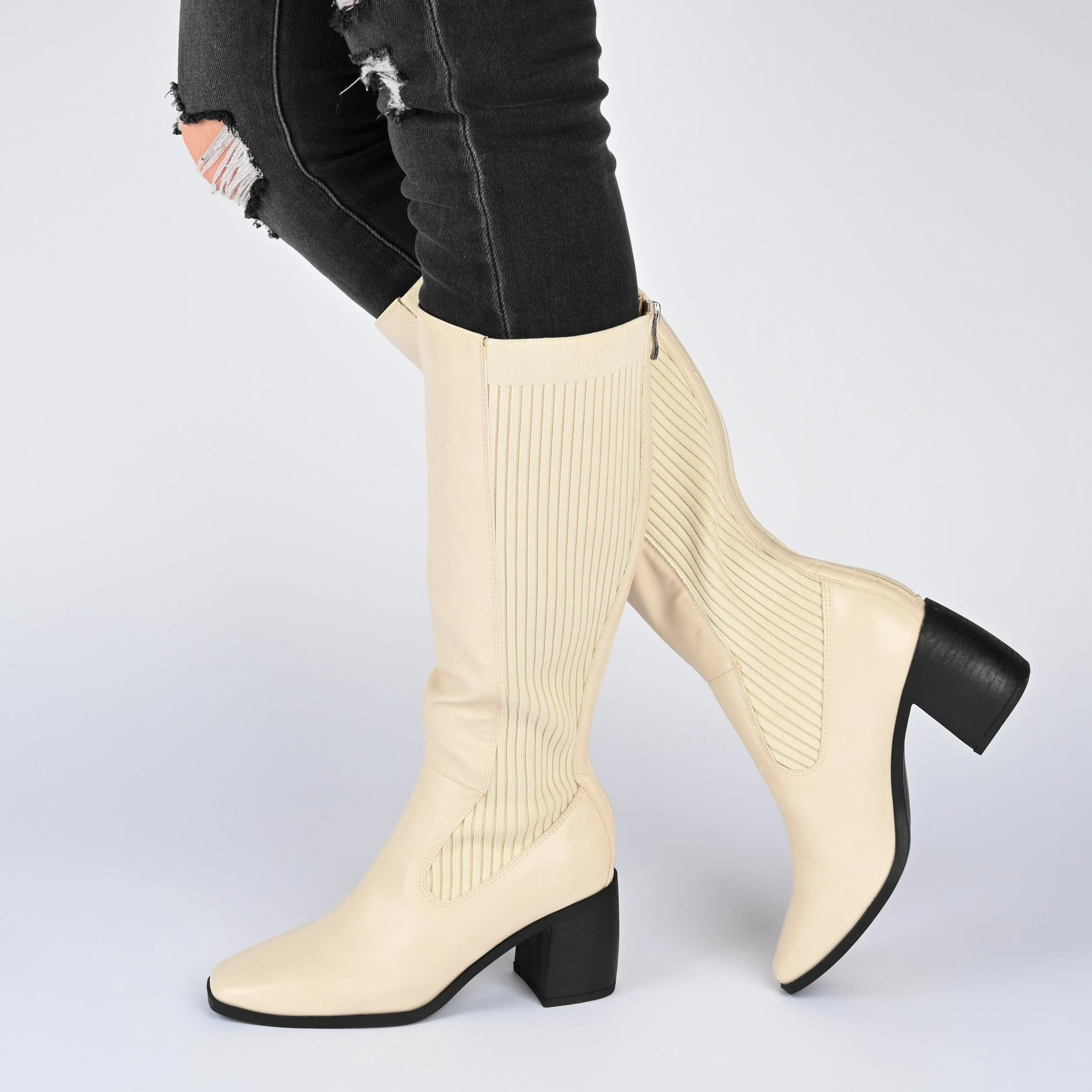 WINNY KNEE HIGH BOOTS IN WIDE CALF Gumleaf Boots