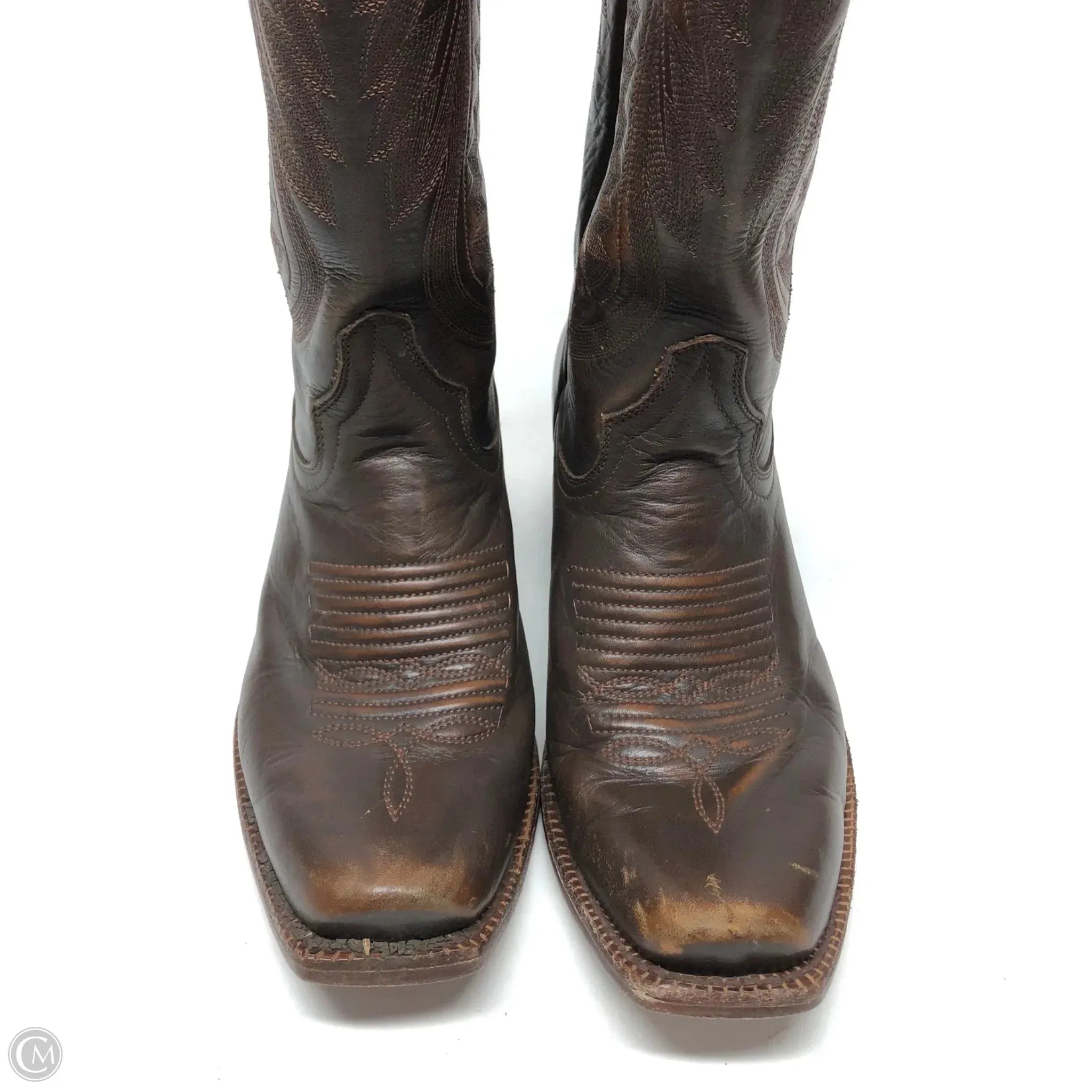 Boots Western By Clothes Mentor In Brown, Size: 8 Georgia Boots Sale