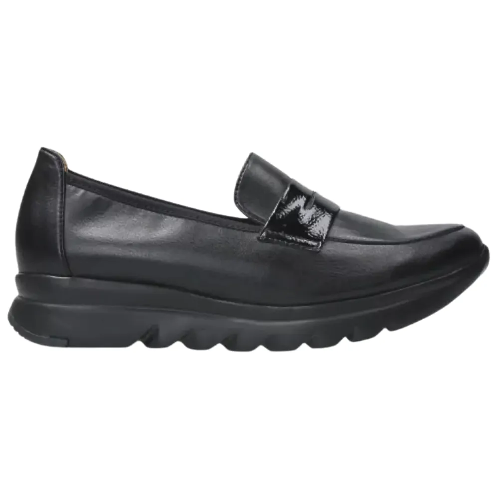 Tennis Shoes Slip Ons Wolky Snoafer Black Vegan Biocare Shoe (Women's)
