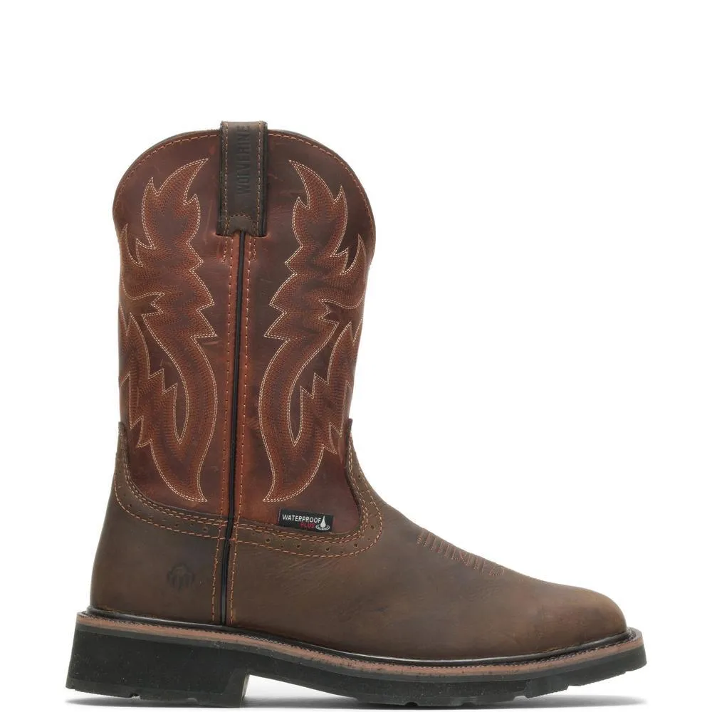 Long Western Boots Wolverine Men's Rancher Waterproof Steel-Toe Wellington Boot