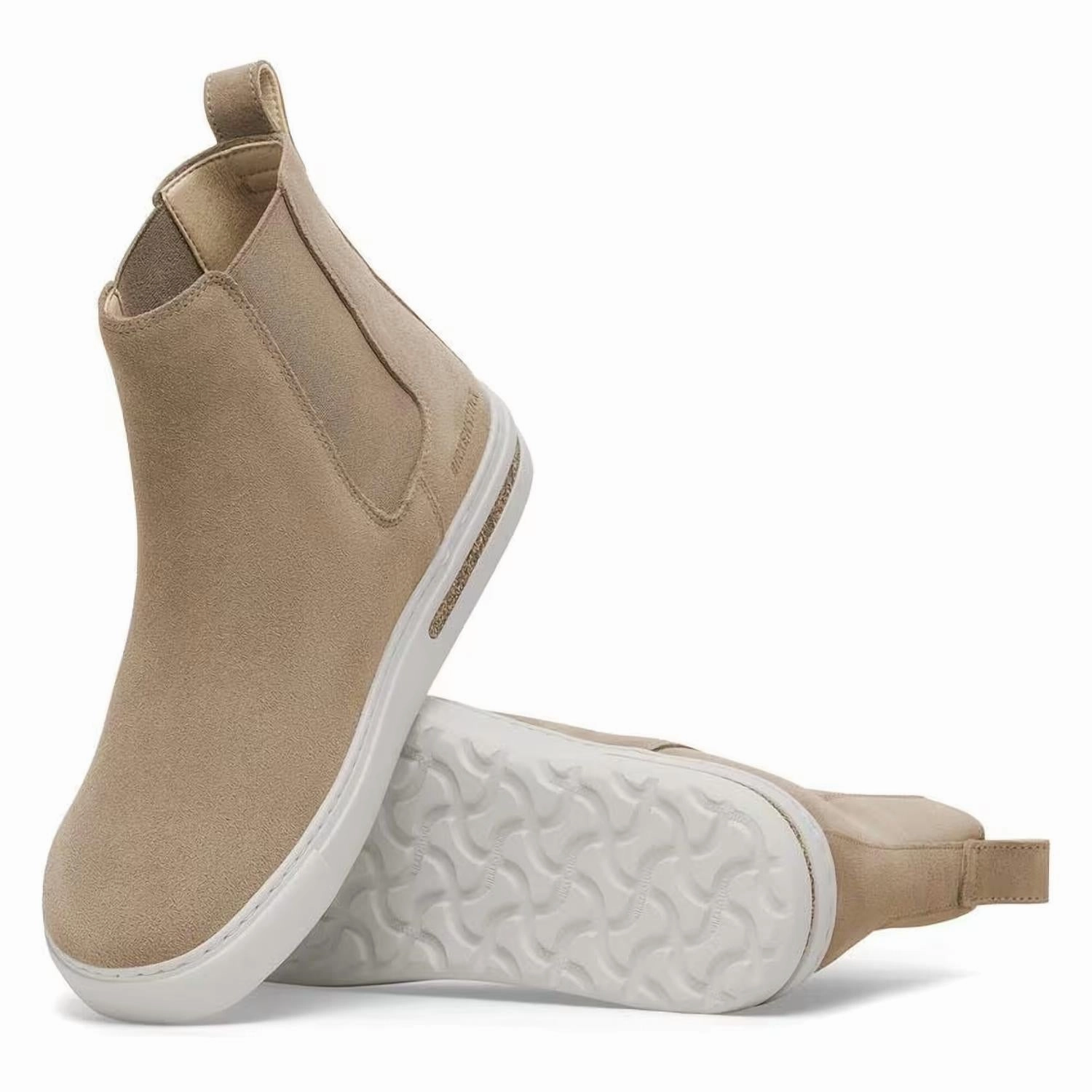 Women's Bend Chelsea Boots In Taupe Suede Ugg Boots With The Fur