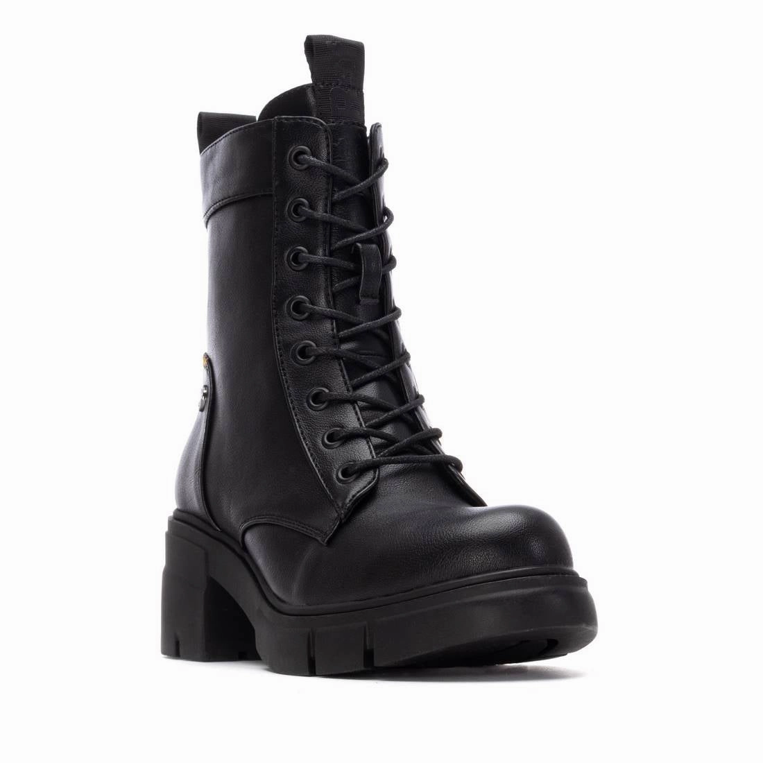 Women's Block Heel Combat Booties Refresh Collection By XTI Viking Boots