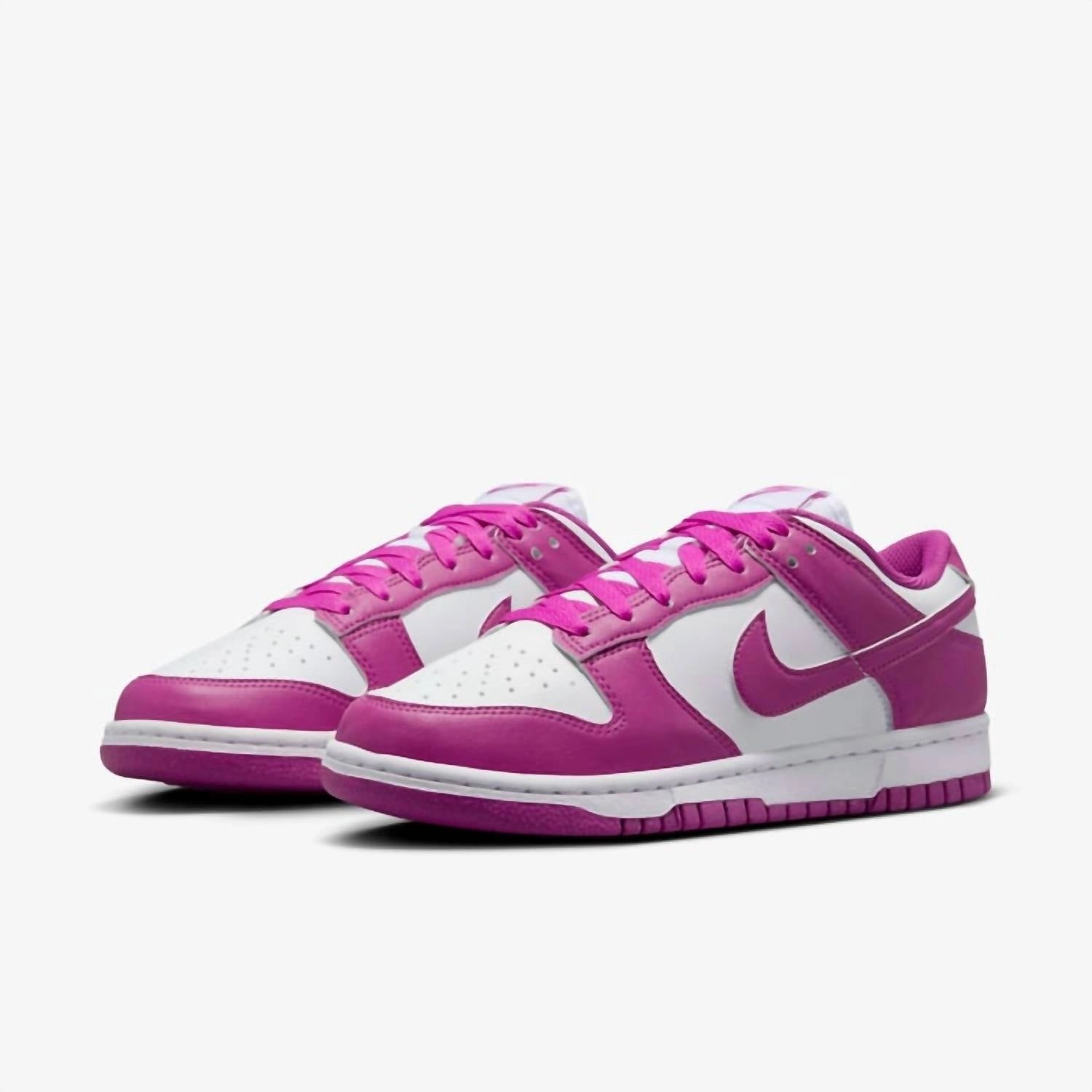 Women's Dunk Low Next Nature In Hot Fuchsia All Day Standing And Walking Sneakers Healthcare