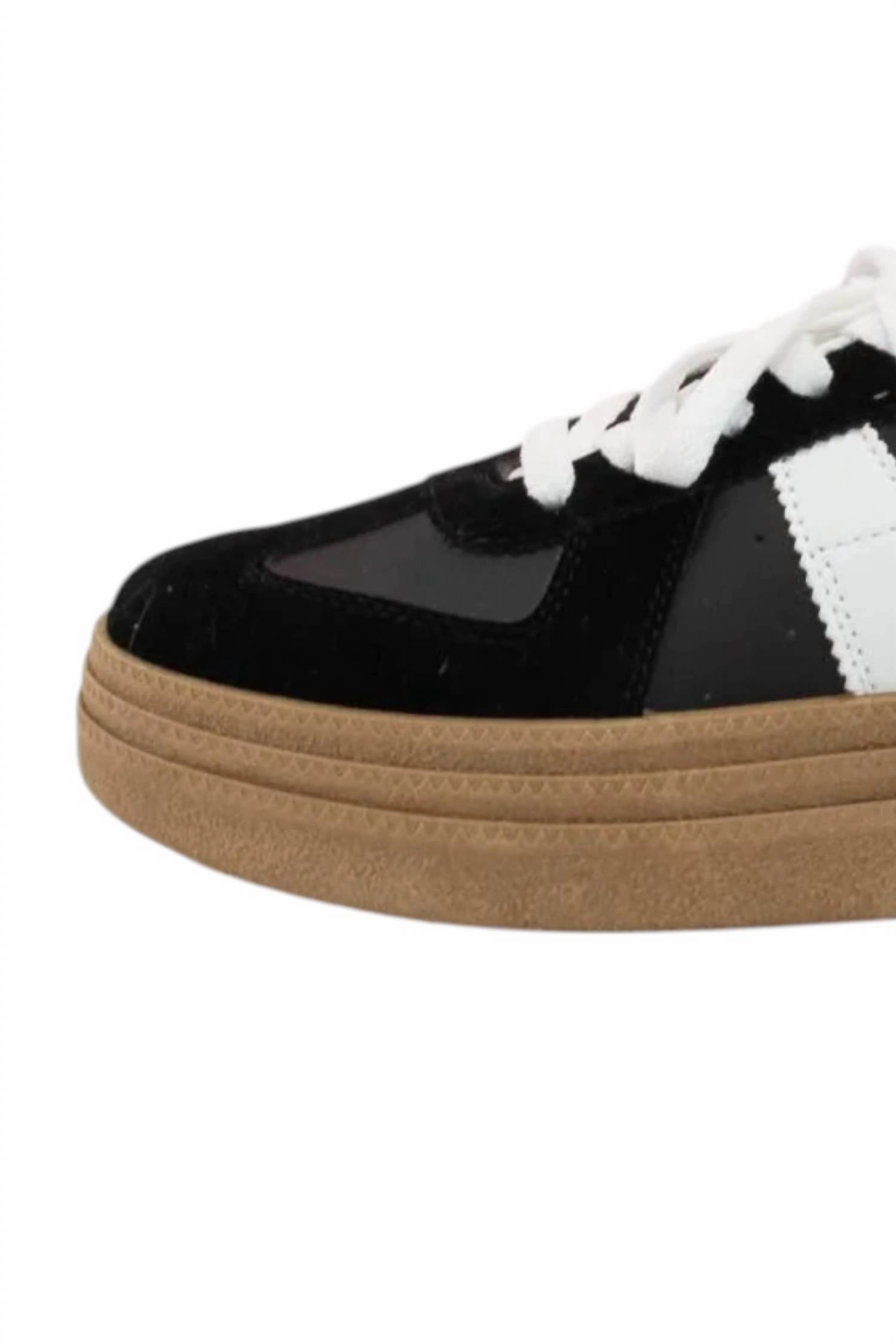 Women's Galvin Platform Sneakers In Black/white Buy One Get One Free Sneakers