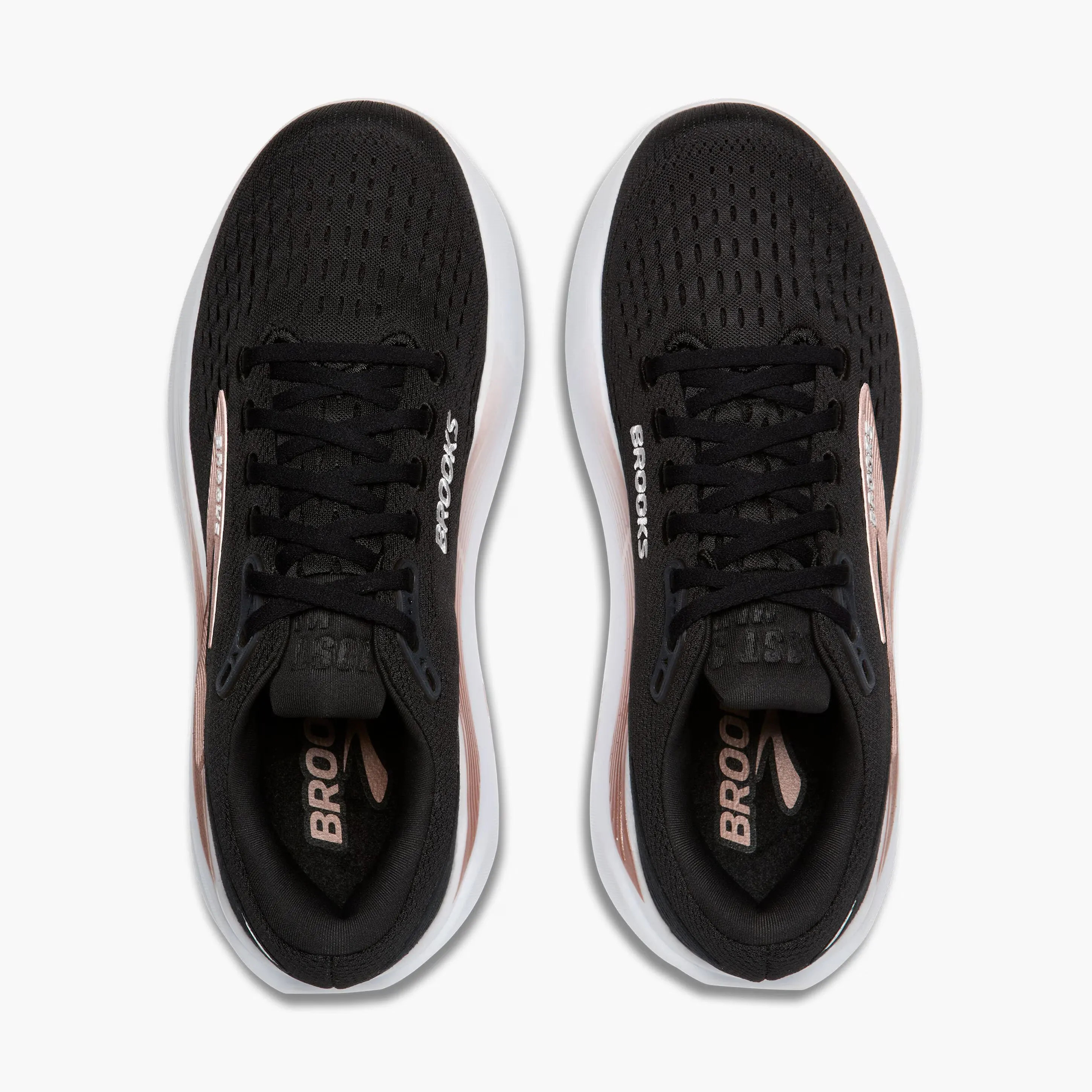 Best Running Shoe For Arch Support Women's Brooks Ghost Max 3 Black Rose Gold