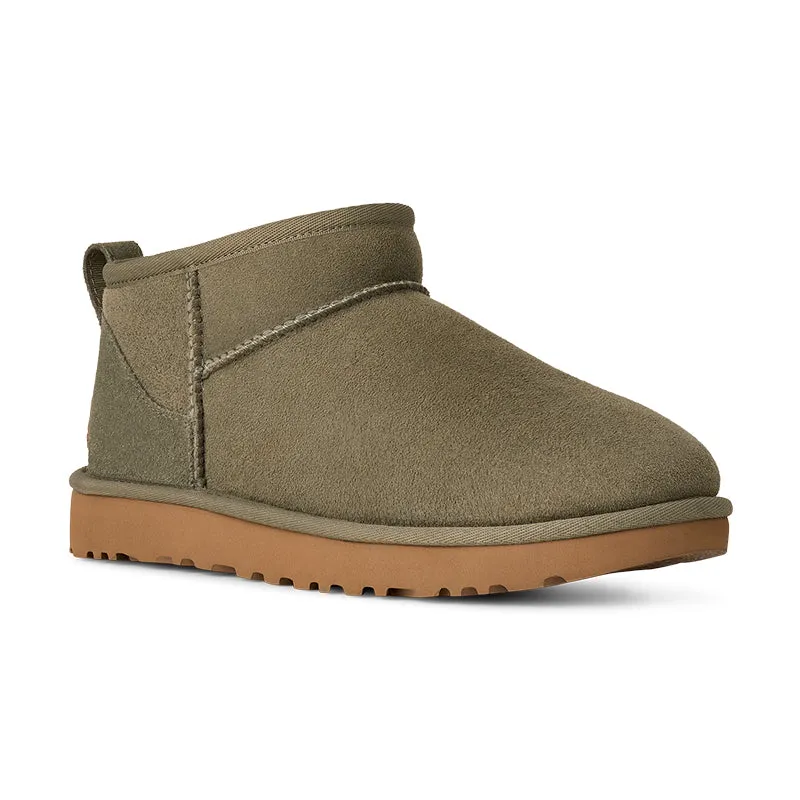 Bubble Boots Women's Classic Ultra Mini Moss Green