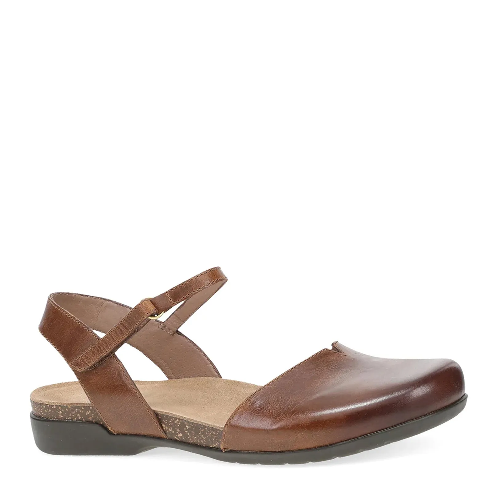 Leather Flat Mary Jane Shoes Women's Dansko, Rowan Flat