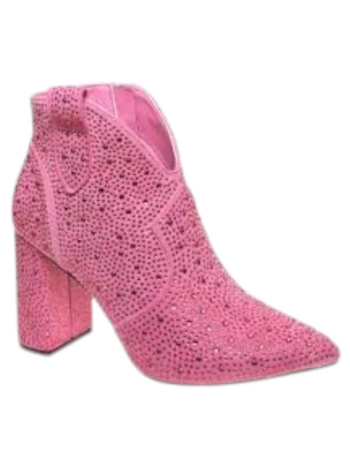 Boots Spurs Women's Diva Rhinestone Boots In Pink