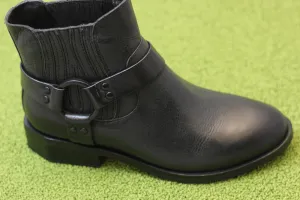 Women's Elsbury Boot - Black Leather Converse Heels Boots