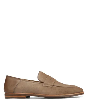 Giacomo Taupe Suede Born Shoes Loafers