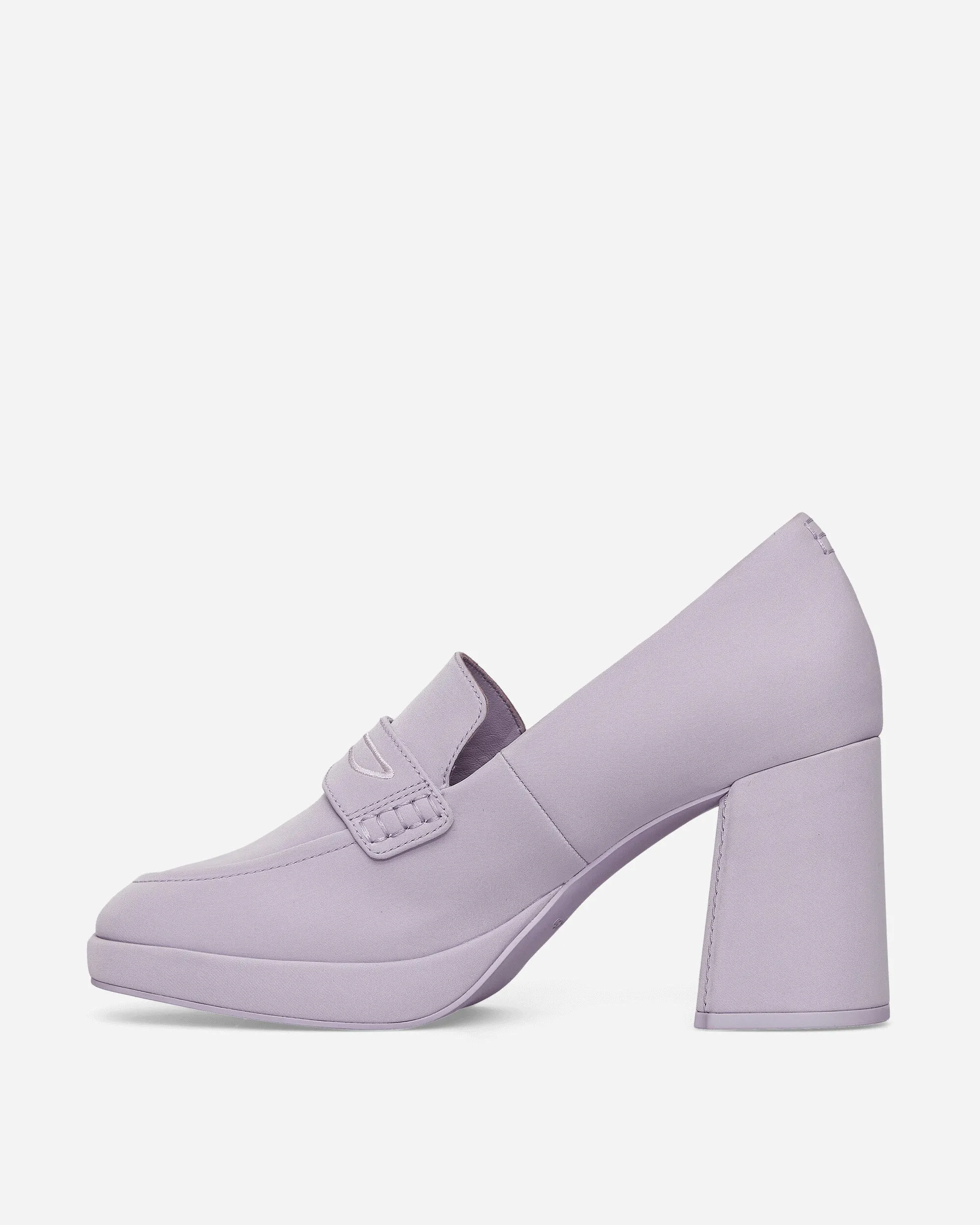 Chunky Patent Loafers Women's Martine Rose Textile Loafers Lilac
