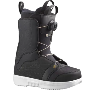 Leather Lace Up Dress Boots Women's Pearl BOA