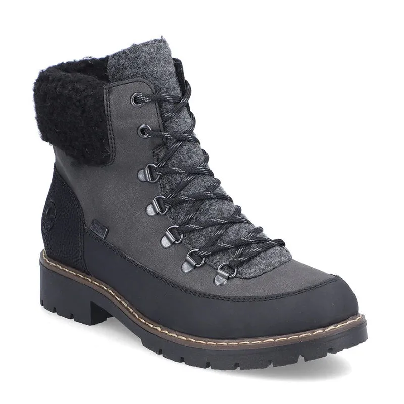 Anatomic Boots Women's Sabrina 01 Schwarz/Anthrazit
