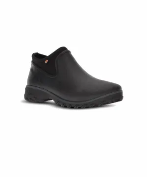 Women's Sauvie Chelsea Waterproof Slip On Boots In Black Wellies Rubber Boots