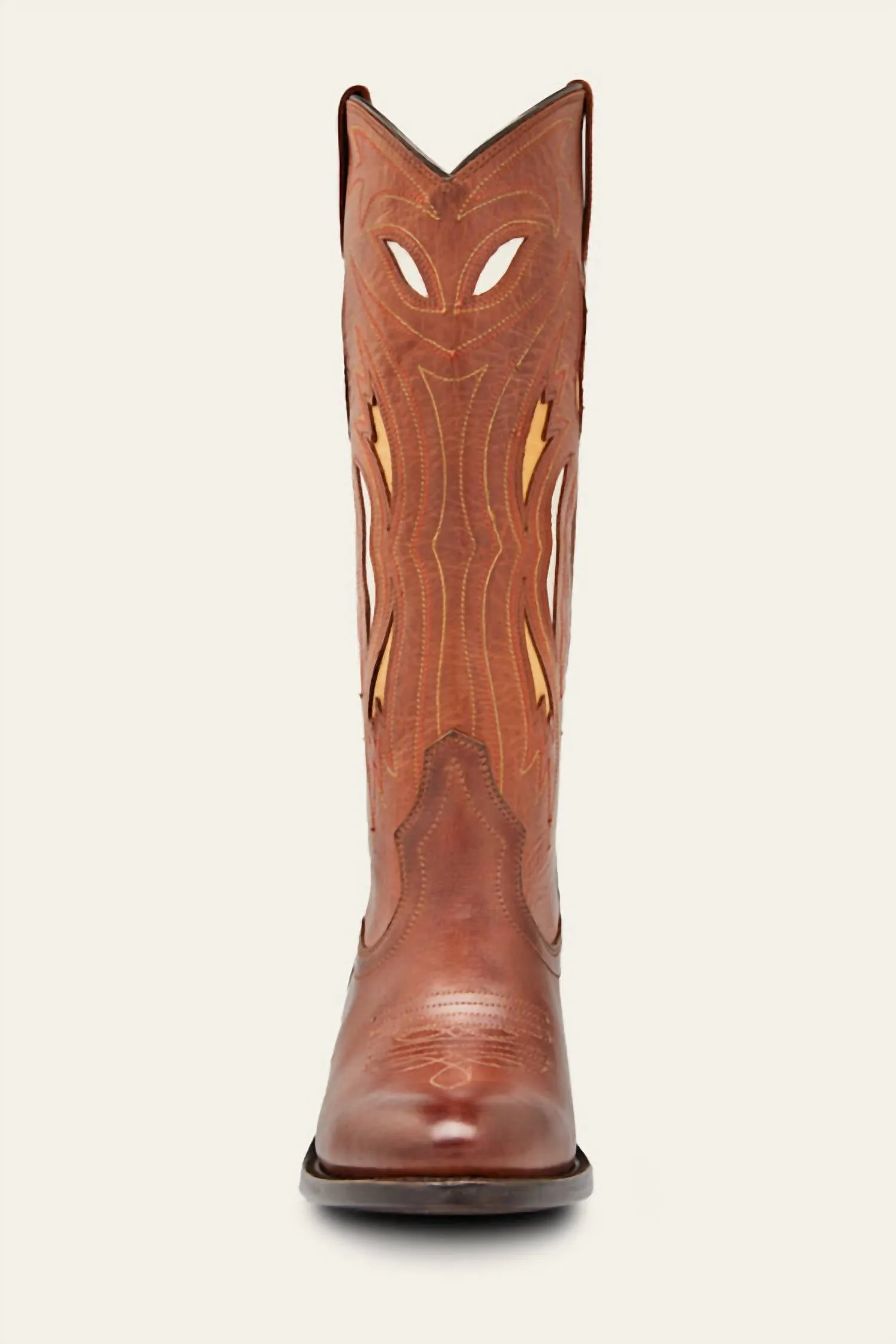 Short Boots With Small Heel Women's Shelby Deco Stitch Boots In Caramel