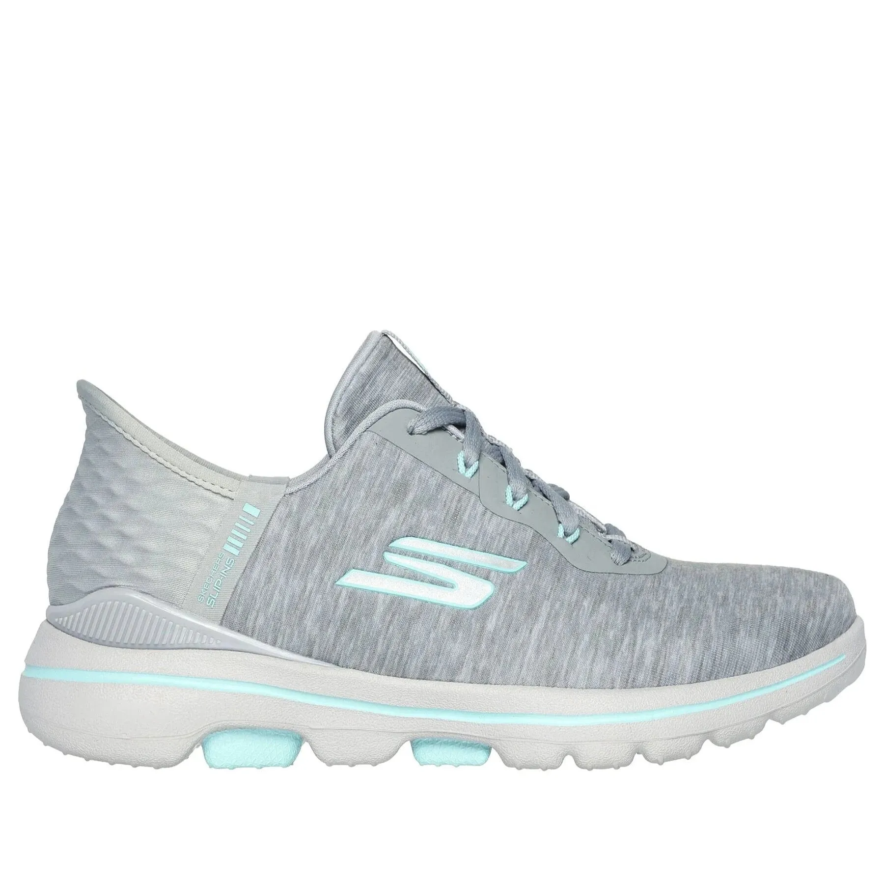 Women's Skechers Slip-ins: Go Golf Walk 5 Grey/Aqua Carter's Slip On Shoes