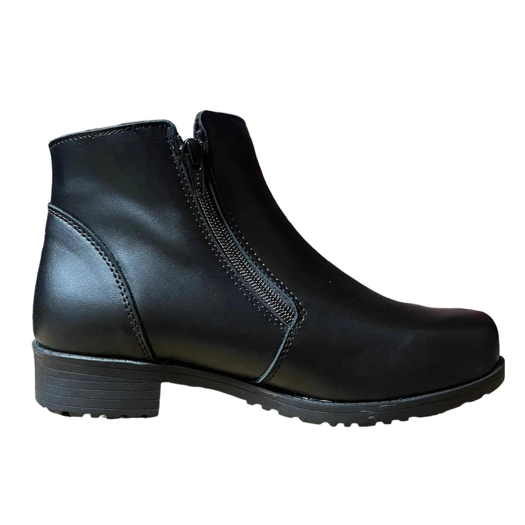 Women's Trixie Low Boot Black Rubber Waterproof Boots