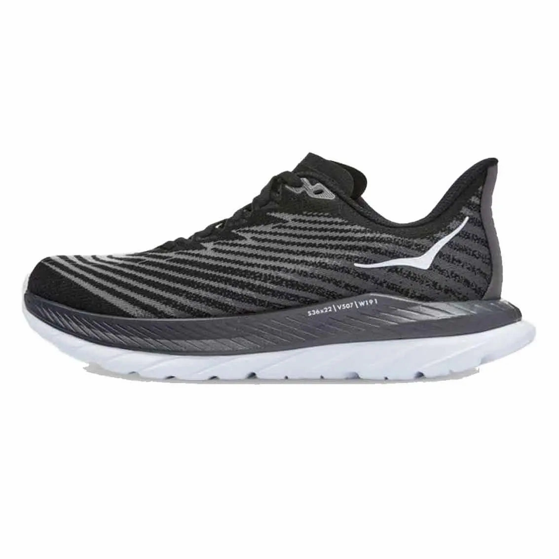 San Marcos Womens HOKA Mach 5 (Wide) - Black / Castlerock