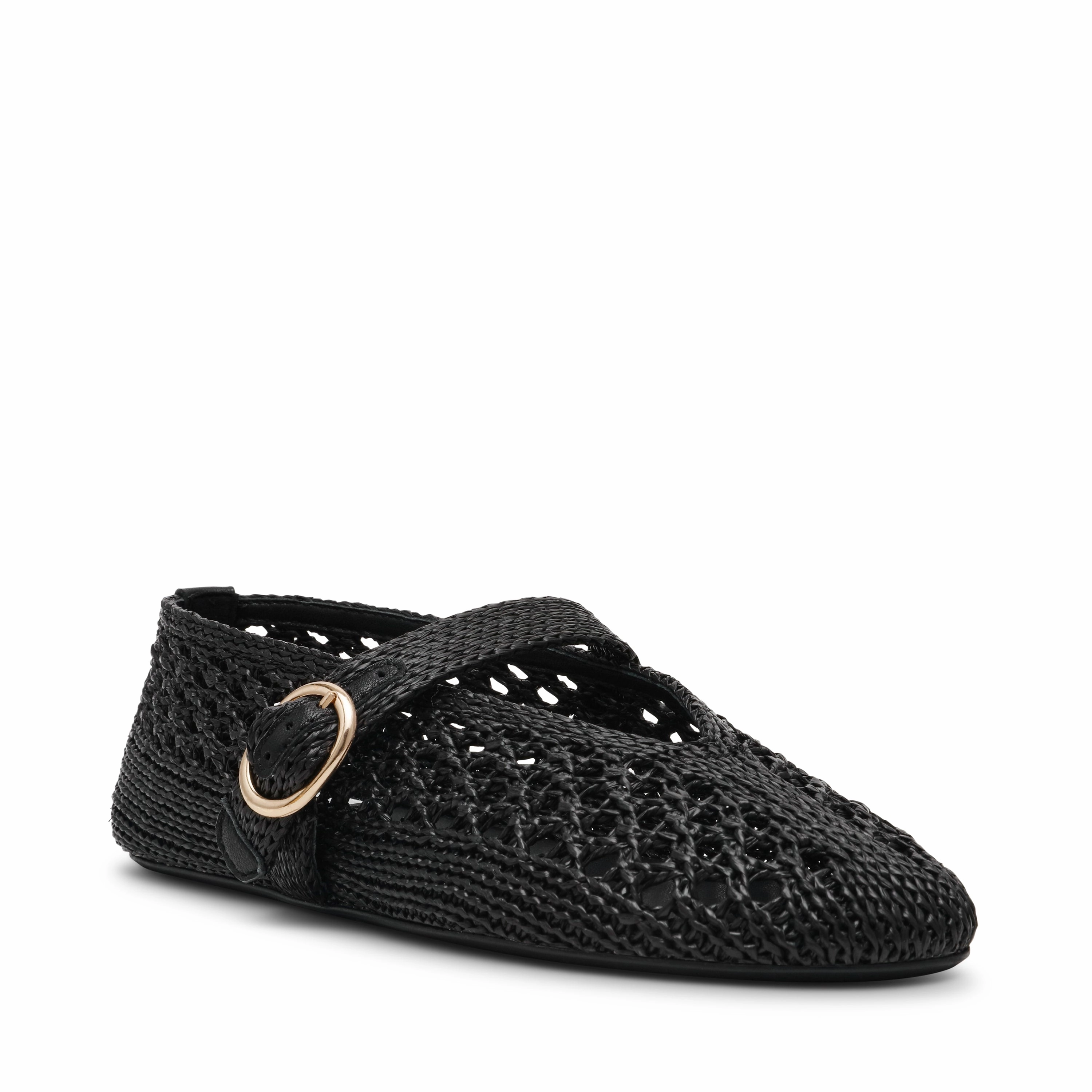 Bridal Flat Wedding Shoes Alara Flat Shoe BLACK