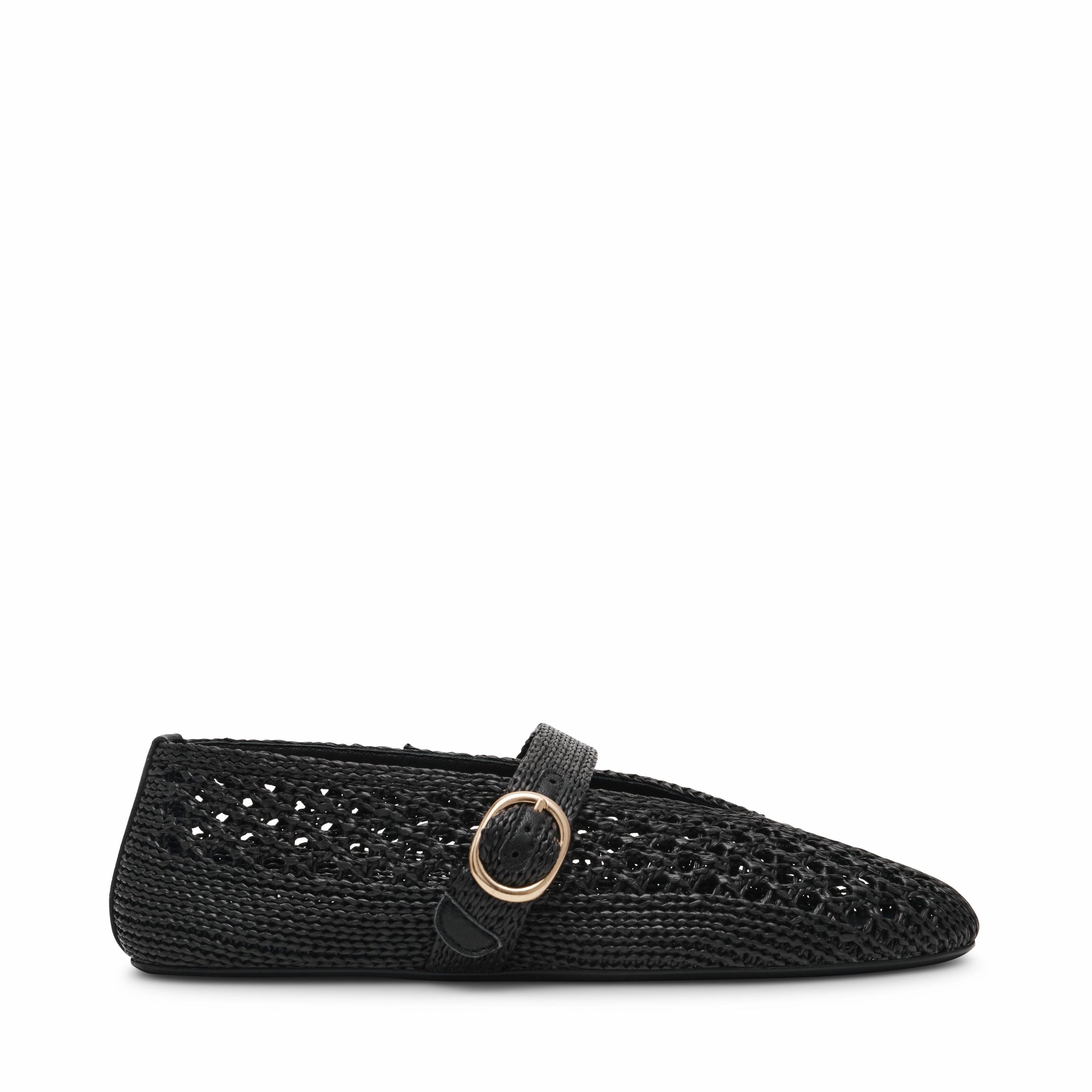 Alara Flat Shoe BLACK Shoes For Flat Wide Feet