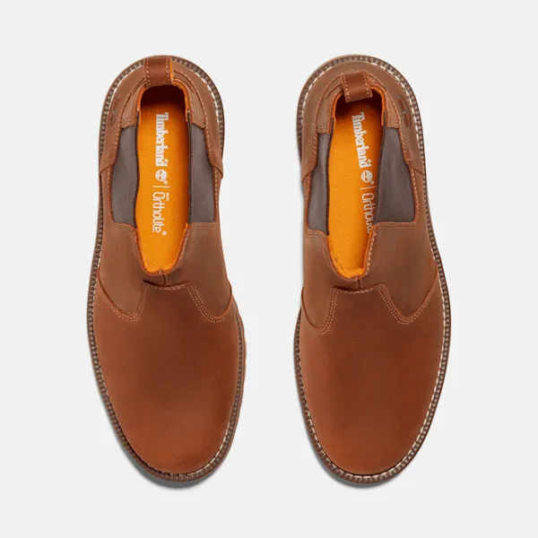 Timberland Redwood Falls Chelsea Boot Saddle Brushed Full-Grain Men'S Osb Boots