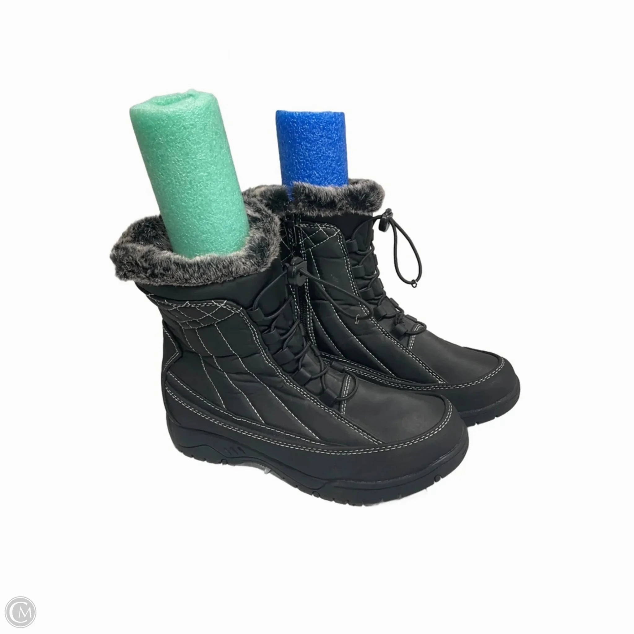 Slingback Ankle Boots Boots Ankle Flats By Sporto In Grey, Size: 7