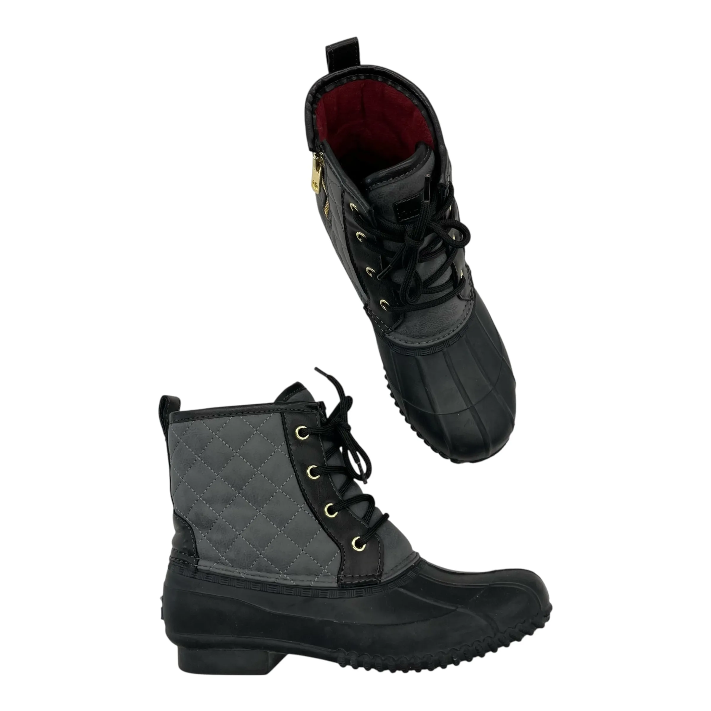 Lug Sole Boots Boots Snow By Tommy Hilfiger In Grey, Size:8