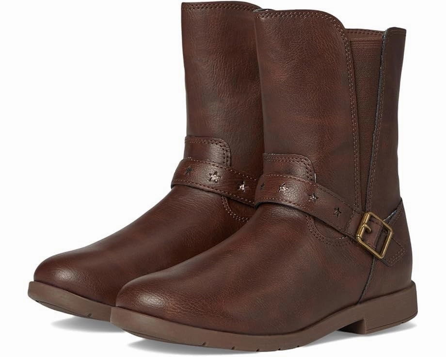 Stride Rite SR Lizz CG039001 Boots Kids Brown Leather Mid Calf Western ZOGG698 K2 Rosko Snowboard Boots 26 By K2