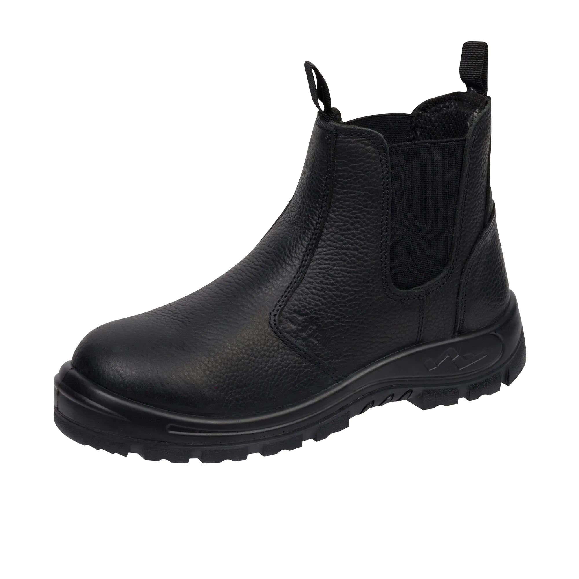 Sfellas Chelsea Soft Toe Black Riding Heel Cowboy Boots