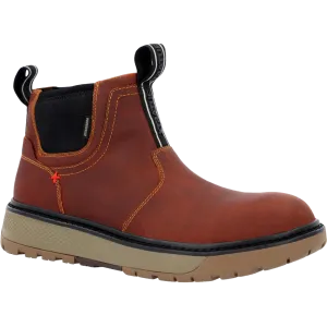 XTRATUF Men's Bristol Bay Leather Chelsea Cathay Spice Boots XBC700 Anderson Bean Boots