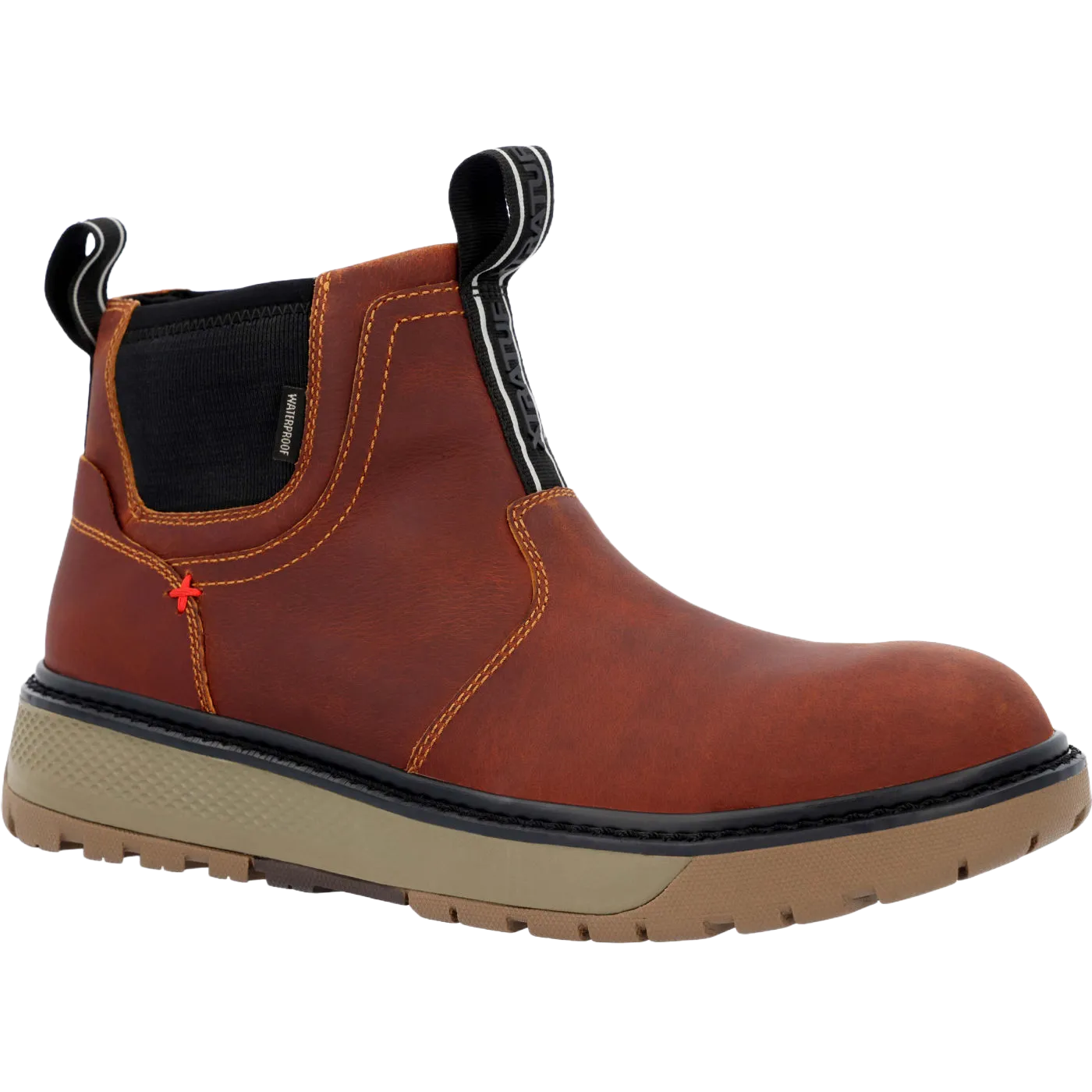 Fur Boots In Store XTRATUF Men's Bristol Bay Leather Chelsea Cathay Spice Boots XBC700