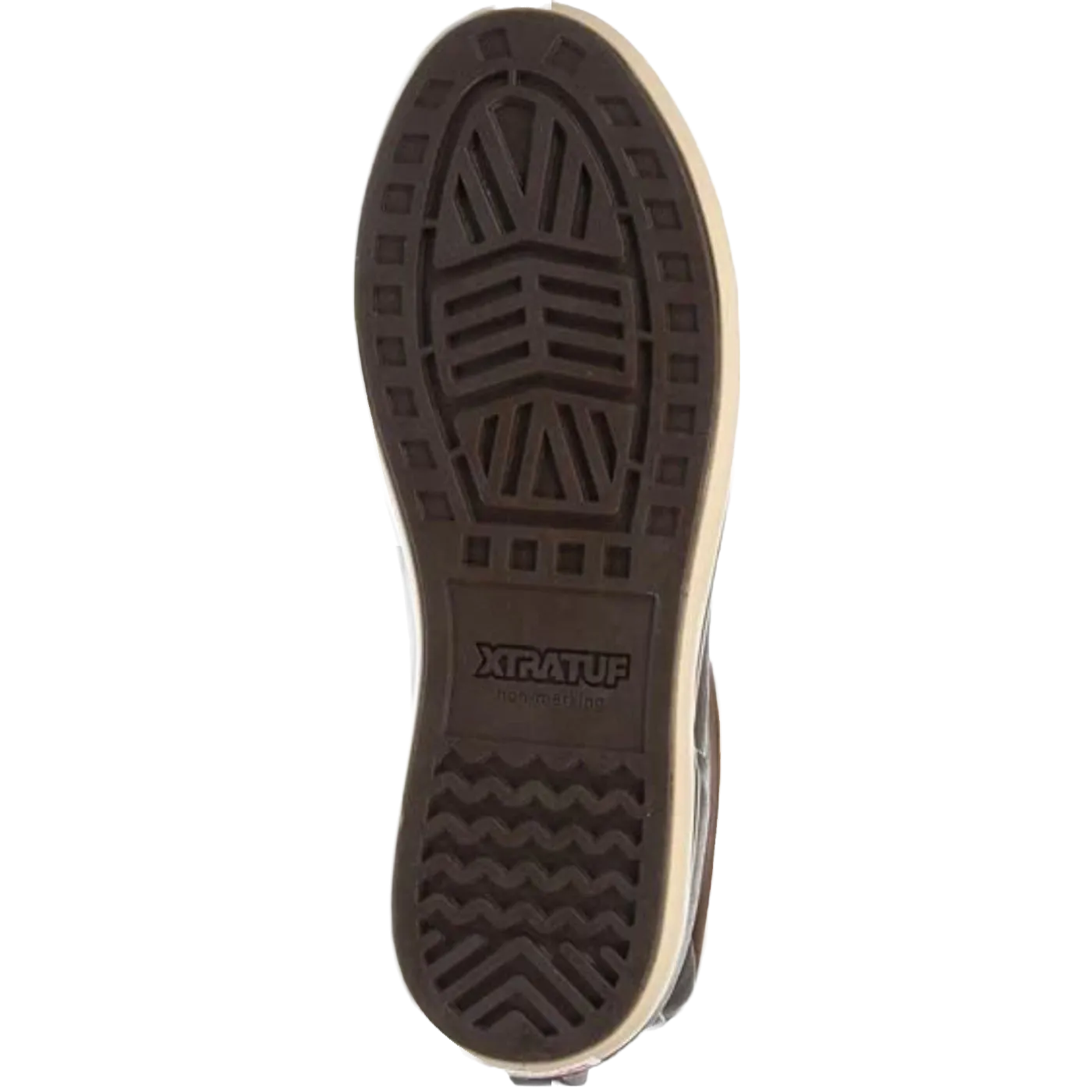 XTRATUF Men's Waterproof Ankle Chocolate and Tan Deck Boot 22734 Heeled Combat Boots