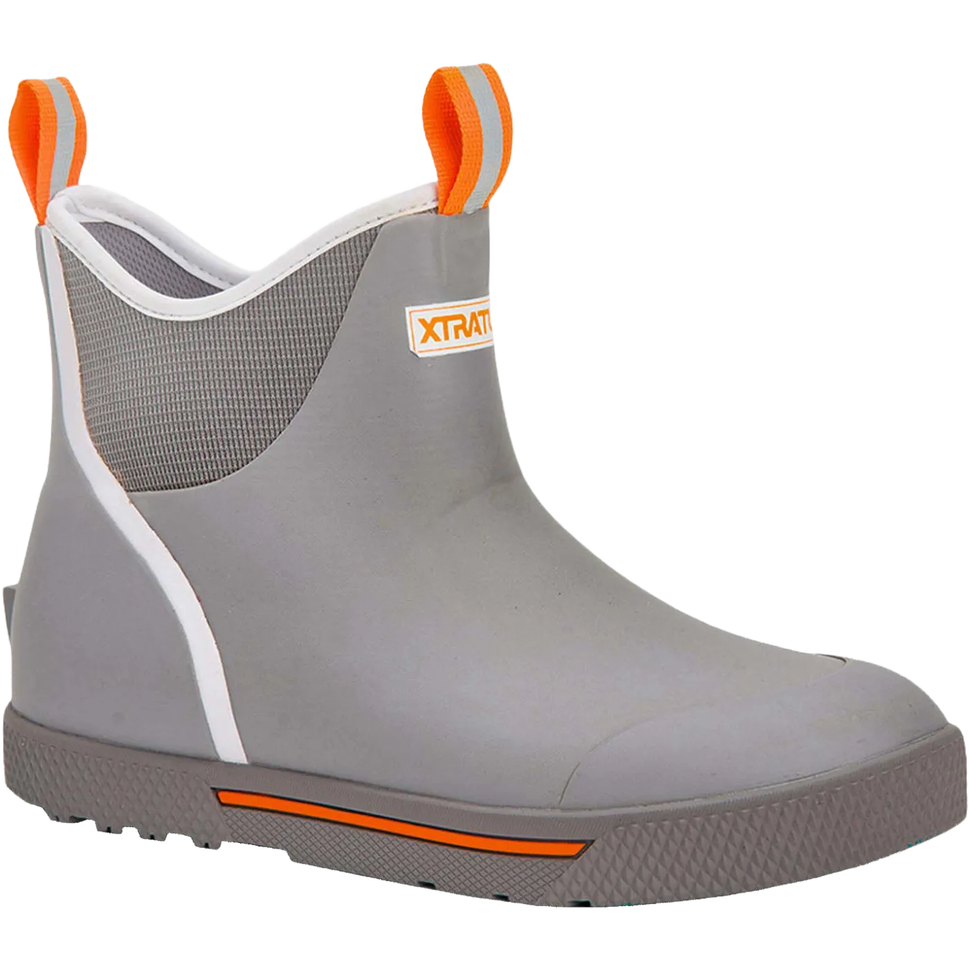 XTRATUF Men's Wheelhouse Gray Pull On Rubber Boots XMW-101 Boot Bags For Cowboy Boots