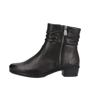 Y0756-00 Black Zip Shoe Carnival Ankle Boots