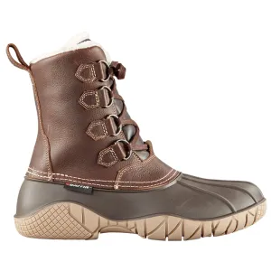 Thigh High Boots With Heel YellowKnife Round Toe Duck Boots